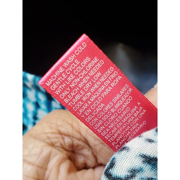 Mix & Co. Women's Blue Polyester One Shoulder Off Sleeveless Long Maxi Dress L - Picture 10 of 12